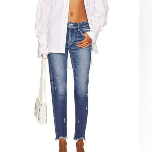 Moussy Daleville Skinny Slight Distressed Jean size 26 - Picture 1 of 10